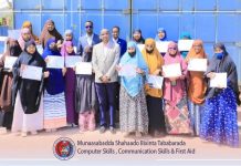 Munaasabadda Shahaado Bixinta Ee Dhalinyarada Dhamaysatay Tabaabarada kala …….