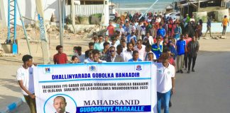 Isku soo baxa dhalinyarada gobolka Benadir ee ololaha la dagaalanka maandooriyaha