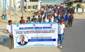 Isku soo baxa dhalinyarada gobolka Benadir ee ololaha la dagaalanka maandooriyaha